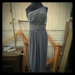 Maggy London one shoulder elegant dress Size 14